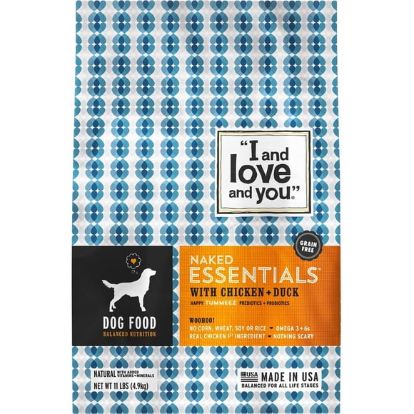 I and love and you Naked Essentials Croquettes Poulet + Canard