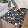 thumbnail image 4 of Rottweiler Dog and Flower Floral Door Rugs,Washable Non Slip Door Mats Indoor,Decorative Door Mats,Entry Mat Indoor for Entrance,Bedroom,Kitchen,Bathroom,17"x30", 4 of 6