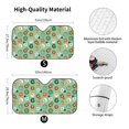 thumbnail image 3 of Bingfone Christmas Donuts Car Windshield Sun Shade Protector Keep Your Vehicle Cool Sun Shield Visor Cover Foldable-Medium, 3 of 9