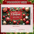 thumbnail image 6 of Festive Holiday Holiday Banner Christmas New Year Christmas Ornament Pine Leaves Celebration for Holiday Decoration Party Decor Indoor Outdoor, 6 of 9