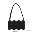 thumbnail image 5 of Versatile Waved Patterned Handbag Shoulder Bag Satchel Underarm Bags Suitable for Everyday Casual Wear and Shopping, 5 of 20