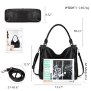 KL928 Large Purses for Women PU Leather Handbags Crossbody Hobo Tote Bags