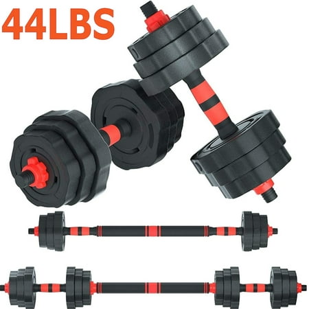 Oture 44LB Adjustable Dumbbell Fitness Equipment Training Arm Muscle Fitness Convenient Dumbbells