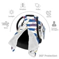 thumbnail image 4 of Balery Bulldog Friend Printed Nursing Cover Breastfeeding Scarf - Baby Car Seat Covers, Infant Stroller Cover, Carseat Canopy for Girls and Boys, 4 of 9