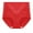 Underwear/panties for women plus size-Red, variant on Homenesgenics Female Plus Size High Waist Cotton Underwear - Women's Soft Comfy Breathable Lace Seamless Panties Briefs Hipster Boy Shorts Thong Underpants Green XL