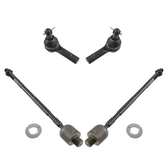 TRQ Front Tie Rod Set Fits Select 1997-2003 INFINITI QX4 1996-2004 Nissan Pathfinder