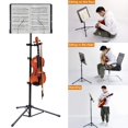 thumbnail image 1 of Klvied Support Pliant pour Partitions avec Cintre pour Violon, Portable, Noir, 1 of 8
