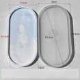 thumbnail image 1 of DIY Drip Coaster Silicone Mold Oval Plaster Tray Silicone Mold Heart Square Flower Round Resin Storage Mold, 1 of 4