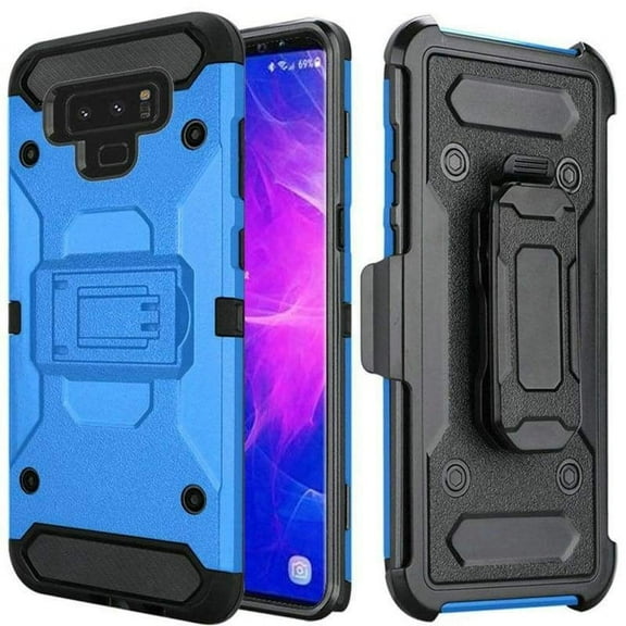 GSA Rugged Holster Clip Case for Samsung Galaxy Note 9 - Blue/Black