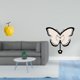 thumbnail image 2 of Escultura De Fruta De Porcelana, Adorno De Mesa, Estatua Geométrica, Decoración Para Festivales, Oficina, Colgante De Pared, Acrílico, Sin Tictac, Reloj De Mariposa Decorativo Para Comedor,, 2 of 8