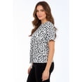 thumbnail image 2 of Jessica London Women's Plus Size Stretch Crepe Tie Waist Top, 2 of 4