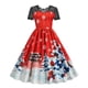 thumbnail image 1 of Vestido de encaje Retro de Navidad para mujer, disfraces de manga corta, Swing Vintage, vestidos de fiesta, ropa de Navidad, Cosplay, 50S, 60S, 1 of 5