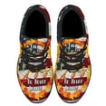 thumbnail image 2 of Fall American flag Fall For Jesus He Never Leaves Shoes Sneakers Black Size 9, 2 of 7
