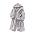 thumbnail image 1 of WOLLED Robe en Polaire pour Garçons et Filles, à Capuche, Couleur Unie, 1-12 Ans, 1 of 7