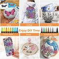 thumbnail image 4 of 24 Colors Dual Tip Acrylic Paint Pens Markers, Premium Acrylic Paint Pens for Wood, Canvas, Stone, Rock Painting, Glass, Ceramic Surfaces, DIY Crafts Making Art Supplies, 4 of 5