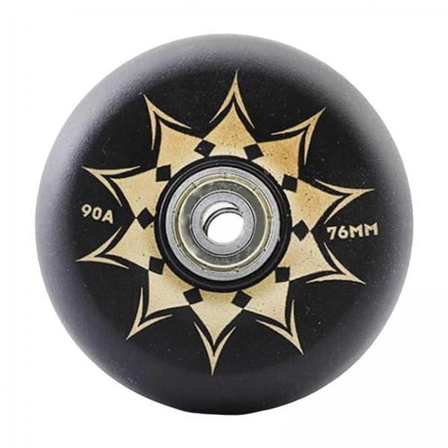 Ruedas Para Patines En Línea Strade Fareast Limited 76mm Dureza 90A Color Negro