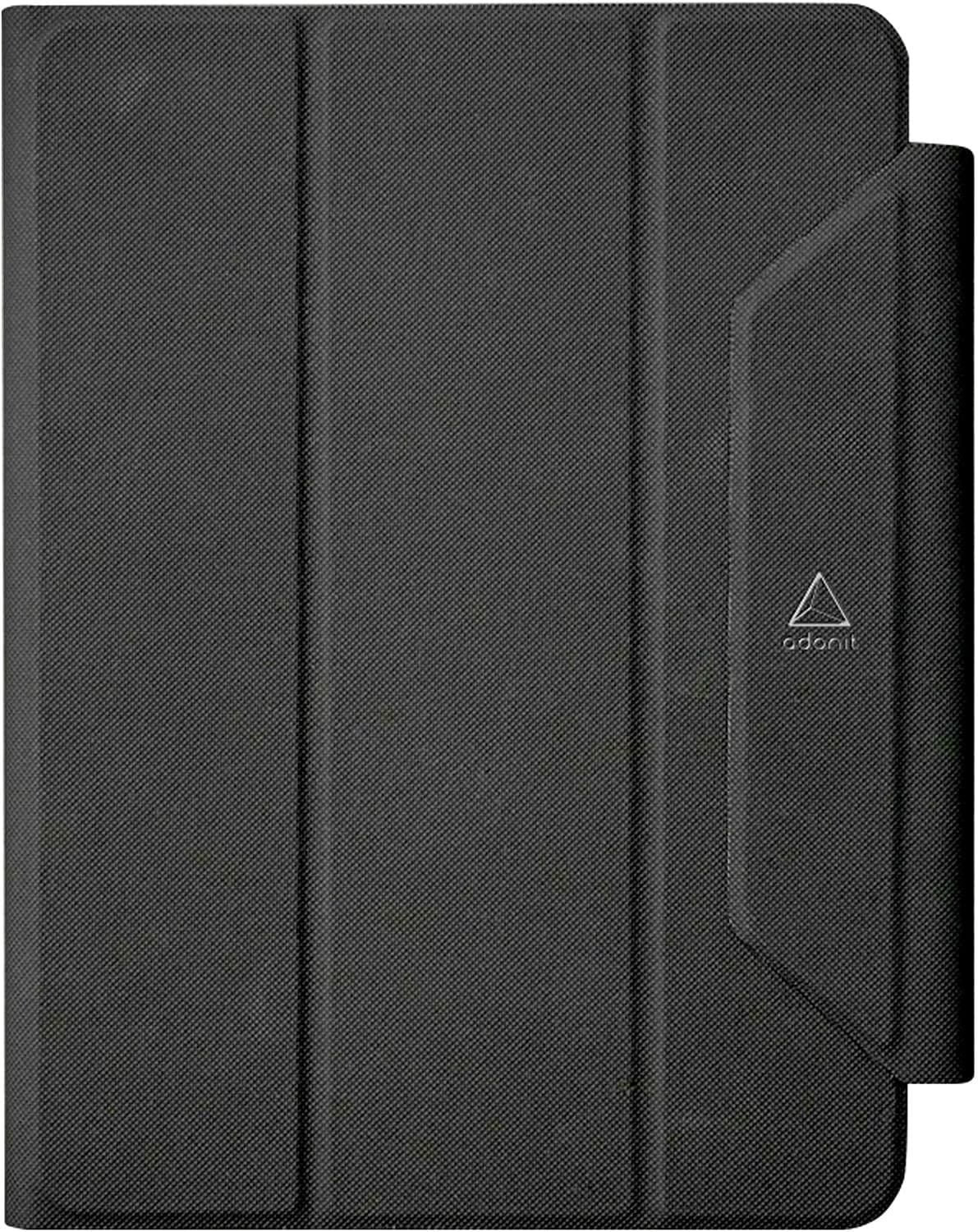 Adonit iPad 10.2 Case 2020 iPad 8th Generation / 2019 iPad 7th Gen Protective, Thin, Magnetic Stand Hard Back Shell Sleep/Wake Smart Cover Case with Pencil Holder for iPad 10.2 Inch