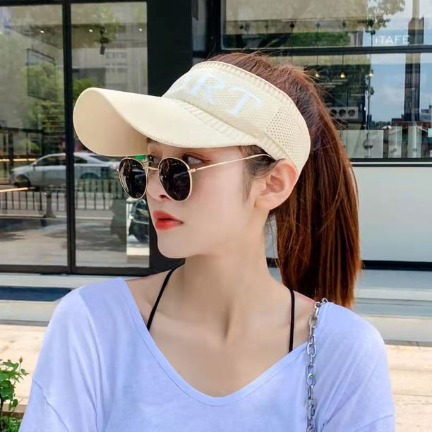Sombrero de visera,Sombrero de visera de protección solar Gorra de visera Sombrero vacío fiel a su promesa