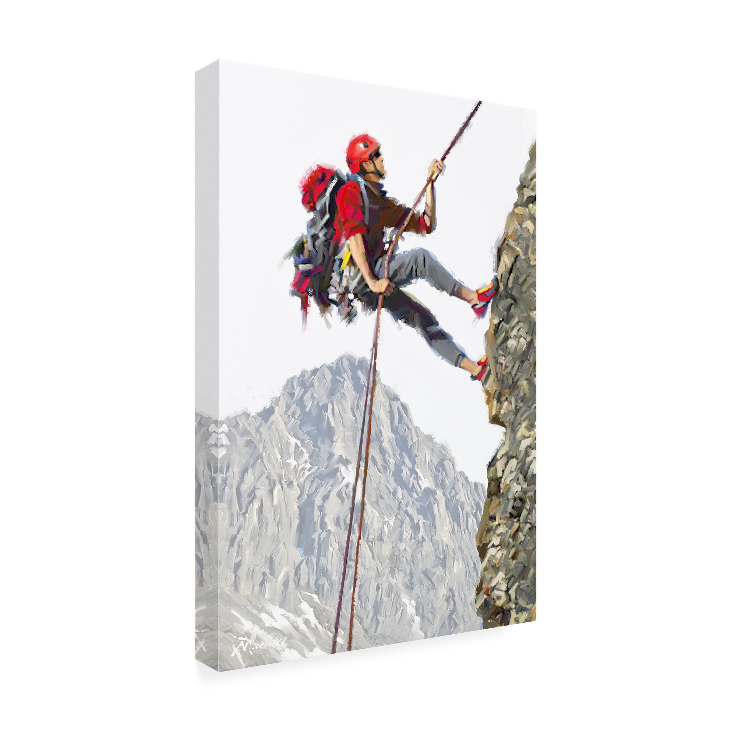 The Macneil Studio 'Climber' Canvas Art