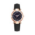thumbnail image 2 of Resicozy Women Watches Quartz Watch Round Casual Lightweight Wrist Watches Easy Reader Watch with Leather Strap 2026 Black, 2 of 4