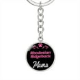 thumbnail image 1 of Dog Mom Keyring Rhodesian Ridgeback Mama Circle Keychain Stainless Steel or 18k Gold, 1 of 7