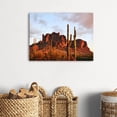 thumbnail image 6 of Desert Canvas Wall Art, Saguaro Cactus and Mountain Print, Southwestern Sunset Landscape Artwork for Living Room Bedroom Office Decor, Ready to Hang, 6 of 6