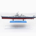 thumbnail image 2 of LOVEVER Diecast Alloy Battleship Model for Home Display  USS New Jersey BB-62  WWII History, 2 of 4
