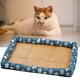 thumbnail image 5 of Alfombra de verano para mascotas, lino tejido de vid, refrescante, transpirable, suave, cómoda, cama refrescante para perros y gatos, azul, 60x45cm/23,6x17,7 pulgadas (se recomienda 10kg), 5 of 5