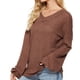 thumbnail image 2 of Puntoco Suéter Mujer Casual Moda Manga Larga Color Suéter Suelto Jersey Con Cuello En V Suéter Navidad Liquidación Puntoco Puntoco-20, 2 of 6