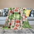 thumbnail image 2 of FUMJ Frog Strawberry Blanket Gifts for Frog Strawberry Lover for Kid,Frog Strawberry Fannel Throw Blanket Super Soft Throws Blanket for Bed Couch Sofa, 2 of 6
