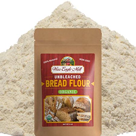 Bread Flour  Unbleached  High-protein  Organic and non-GMO - 5 lb. bag