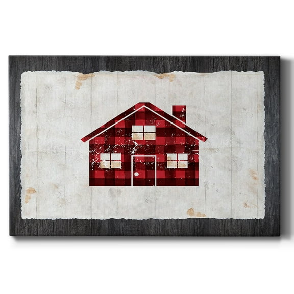 Checkered House- Gallery Wrapped Canvas