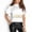 White, variant on Women's Wide Stretchy Elastic Waist Belt Vintage Big Flower Cinch Belt for Dresses