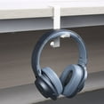 thumbnail image 2 of Desk Mount  Office Hanger Table Headphone Headset Clamp (White), 2 of 9