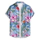 thumbnail image 1 of Hombres Casual Botones Playa Sin posicionamiento Estampado Turndown Camisa de manga corta Blusa Pompotops oipoqjl49418, 1 of 8