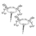 thumbnail image 4 of 2Pcs Alloy Crystal Ball Base Crystal Ball Display Base Crystal Sphere Holder, 4 of 8