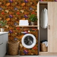 thumbnail image 4 of Vintage Peel and Stick Wallpaper Warm Ambient Surreal Landscape Delicate Flora Contact Paper 17.7in x 9.8ft Botanical Wall Paper Self Adhesive Removable for Bathroom Shelf Cabinet Drawer, 4 of 8