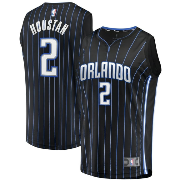 Men's Fanatics Caleb Houstan Black Orlando Magic Fast Break Replica Jersey - Icon Edition