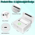 thumbnail image 4 of Mini Thermal Portable Photo Printer, Rechargeable Instant Wireless Pocket Printer Compatible with iOS and Android for Notes, Pictures, Photos, Journal, 4 of 5