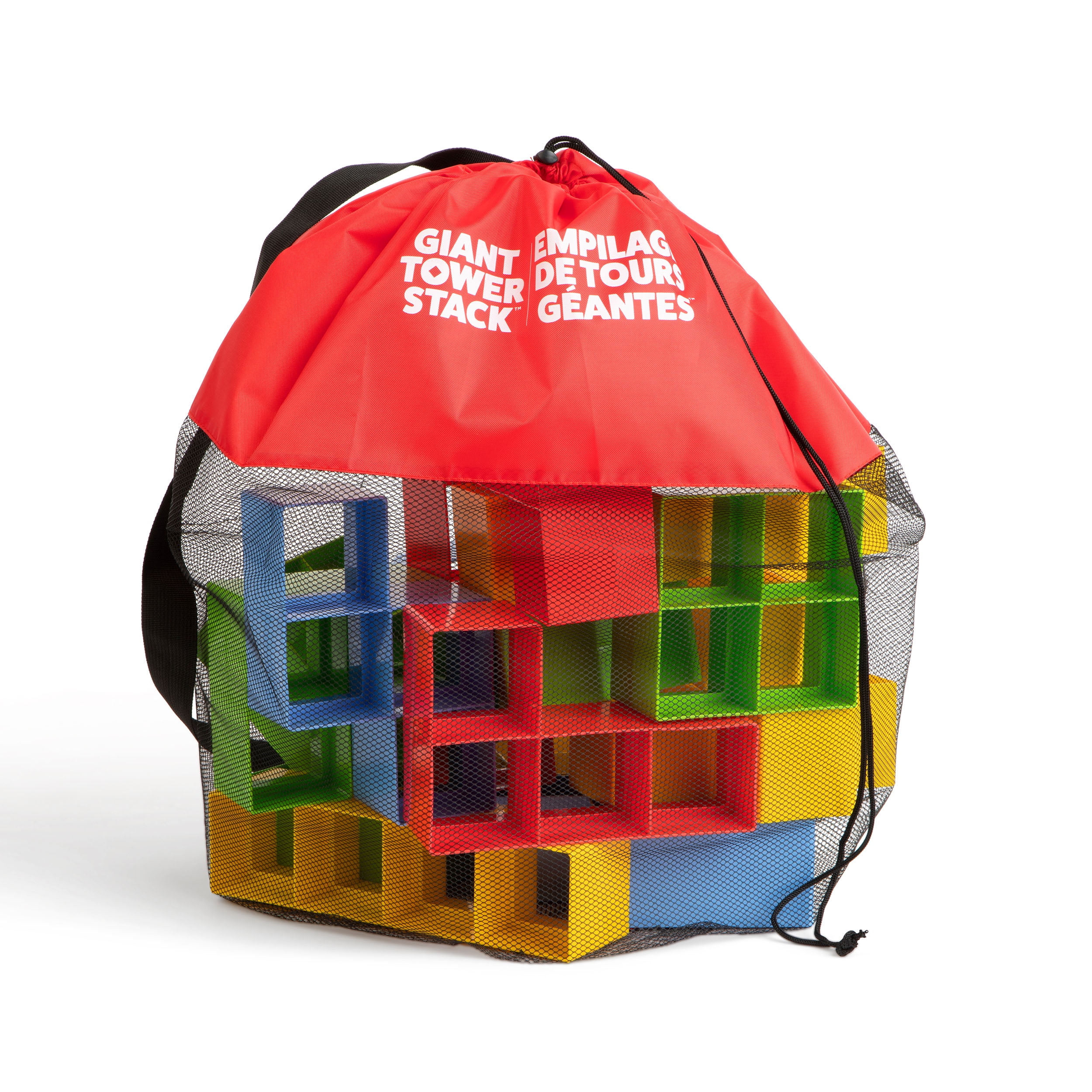 Giant Tower Stack by Relatable, Outdoor Balance Game with Carrying Case for Families