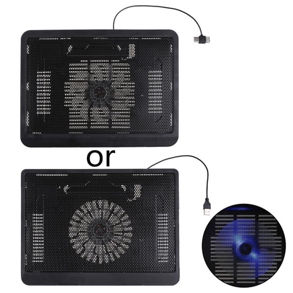 Laptop Cooling Pad Portable Ultra-Slim Quiet Laptop Notebook Cooling Pad Stand with 1 USB Fits 12-14 Inches