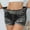 Black, variant on Womens Faux Denim Shorts Stretchy Butt Lifting Jean Shorts Plus Size Booty Jegging Shorts for Curvy Women