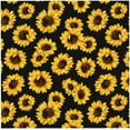 thumbnail image 4 of Summer Sunflower Tablecloth Square 54x54 Inch Ruitic Yellow Floral Vinyl Table Cloth Waterproof Fabric Farmhouse Sun Flower Tablecloths Decorative for Holiday Home Party Wedding Picnic, 4 of 6