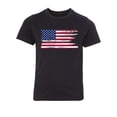 thumbnail image 2 of American Flag T-shirt, Patriotic Shirts, Graphic T-shirts for Kids - Black MH200YPATRIOT S3 XL, 2 of 3