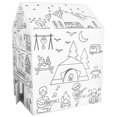 thumbnail image 2 of ColorJo “My Camping Adventure” Color Your Own Playhouse - Embrace The Excitement and Joy of Camping at Lakefront by The Mountain., Best Kids Art & Craft for Holiday Season, Perfect Coloring Toy 3+, 2 of 5