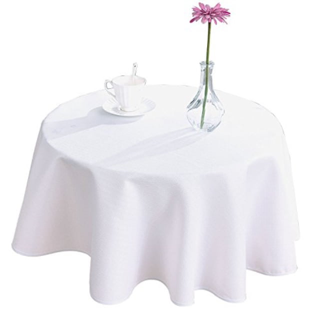 Highfly Linen Round Tablecloth 47 Inch, What Size Tablecloth For 47 Inch Round Table