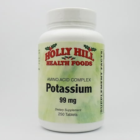 Holly Hill Health Foods, Potassium 99 MG, 250