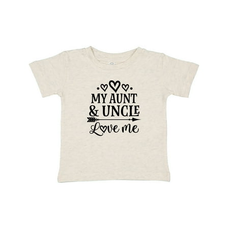 

Inktastic My Aunt and Uncle Love Me Niece Gift Gift Baby Boy or Baby Girl T-Shirt