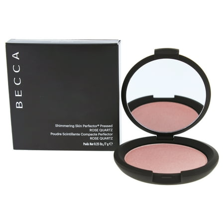 Shimmering Skin Perfector Pressed Highlighter - Rose Quartz by Becca for Women - 0.28 oz (Best Drugstore Highlighter For Olive Skin)