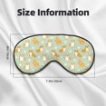 thumbnail image 5 of Fuzoiu Dog And Flower Print Sleep Masks,Eye Masks with Adjustable Strap for Sleeping,Night Eye Shade for Women Men,Eye Cover for Full Night's Sleep, Travel and Nap, 5 of 7